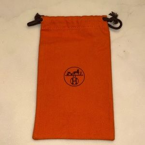Authentic Hermes Small Wallet Dust Bag